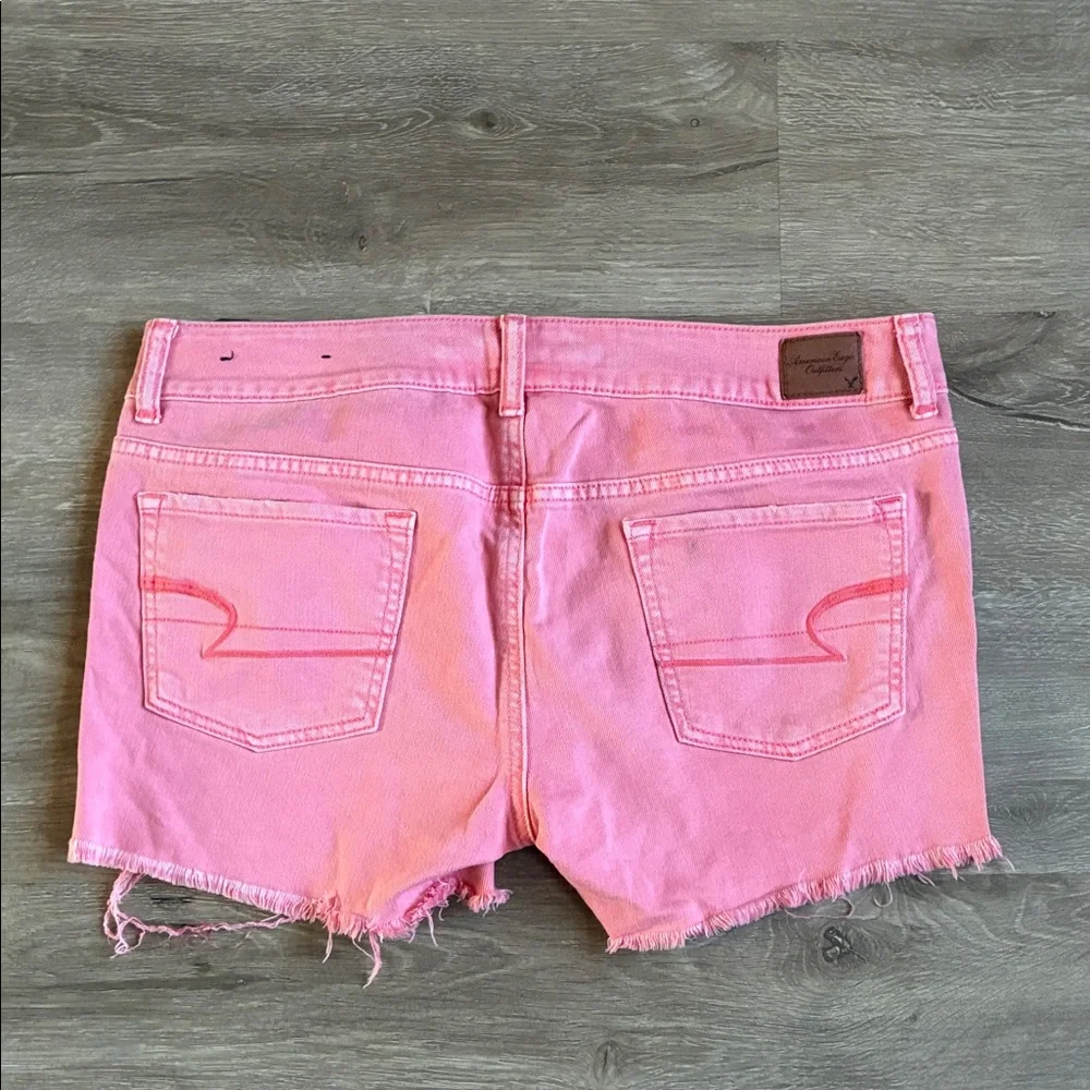 American Eagle Outfitters Pink Jean Shorts - Picture 6 of 6